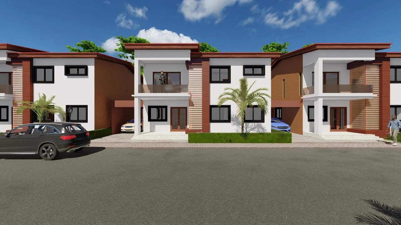 Cité Lumière I — villas duplex (visuel officiel)