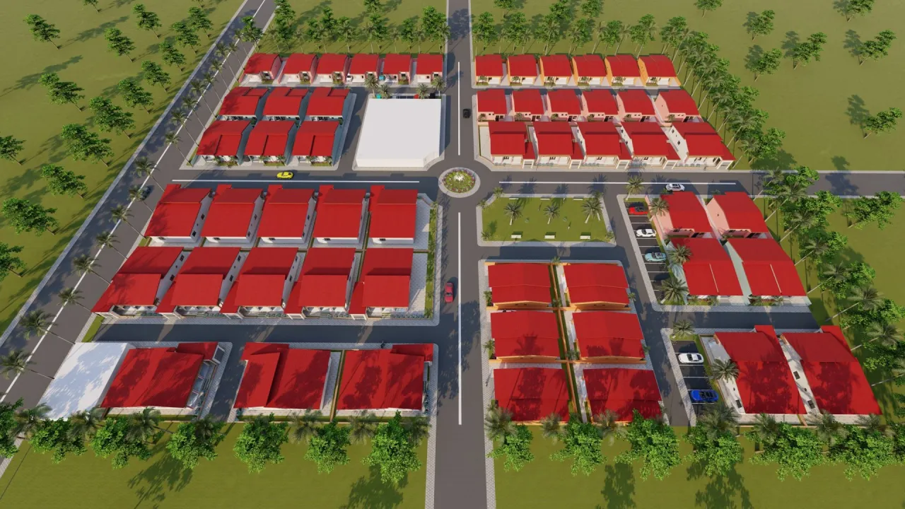 Vue du ciel de la Cité Lumière II (visuel officiel)